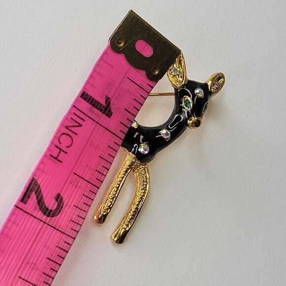 Deer Fawn Brooch Pin - Picture 6 of 9